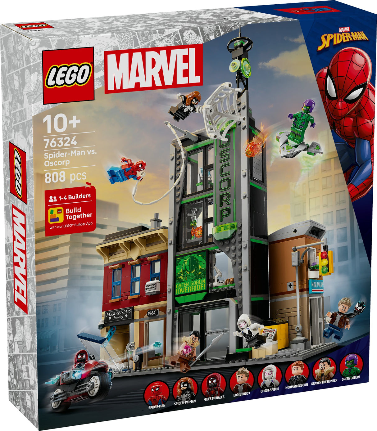 LEGO Super Heroes Marvel Spider-Man vs. Oscorp 76324 Age: 10+