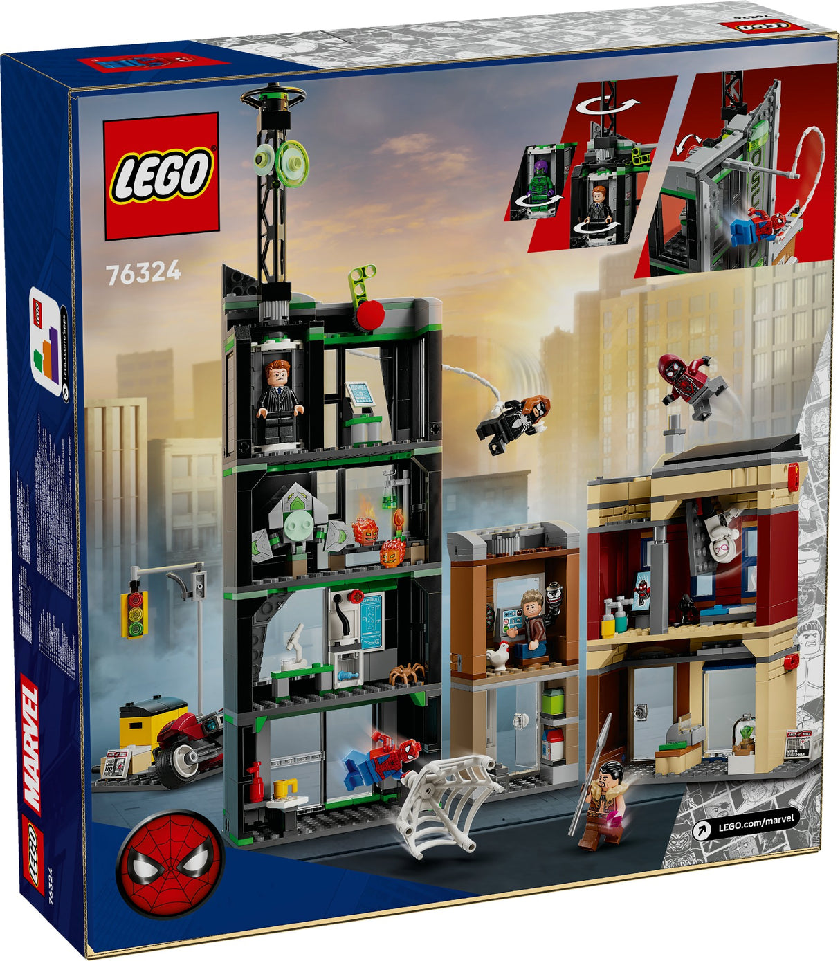 LEGO Super Heroes Marvel Spider-Man vs. Oscorp 76324 Age: 10+