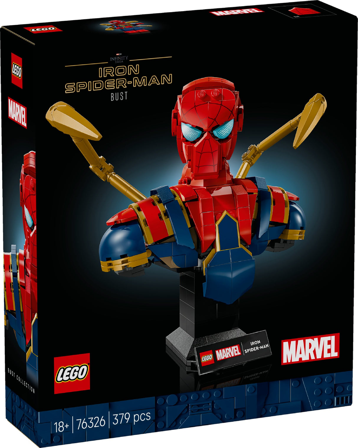 LEGO Super Heroes Marvel Iron Spider-Man Bust 76326 Age: 18+
