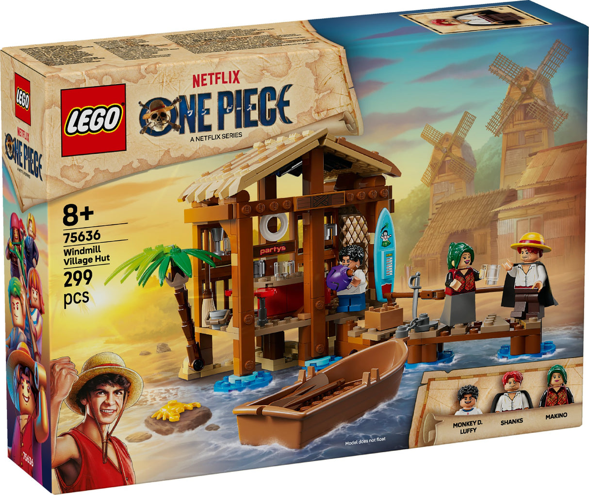 LEGO ONE PIECE Windmill Village Hut 75636 Age: 8+
