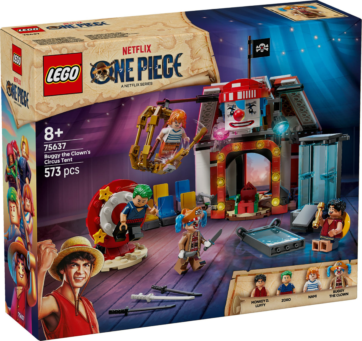LEGO ONE PIECE Buggy the Clown's Circus Tent 75637 Age: 8+