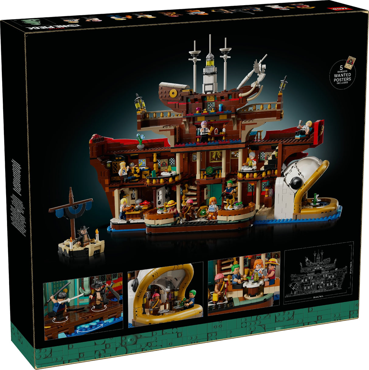 LEGO ONE PIECE The Baratie Floating Restaurant 75640 Age: 18+