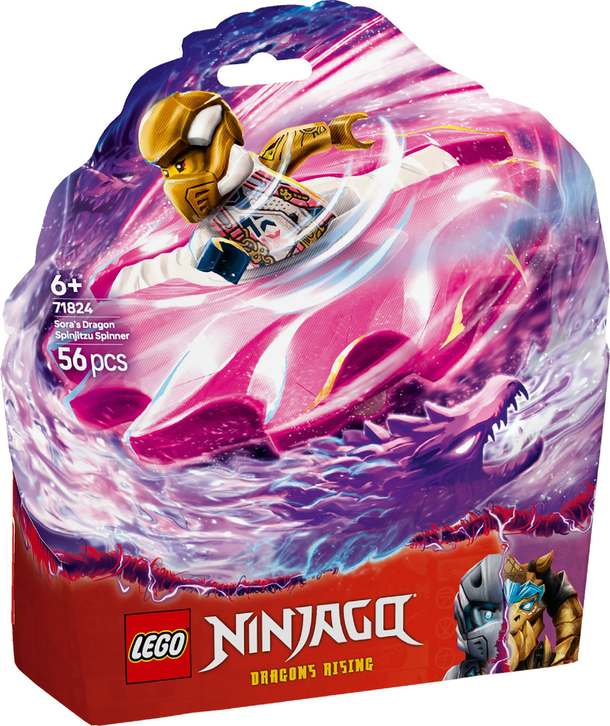 LEGO NINJAGO SORA'S DRAGON SPINJITZU SPINNER 71824 AGE: 6+