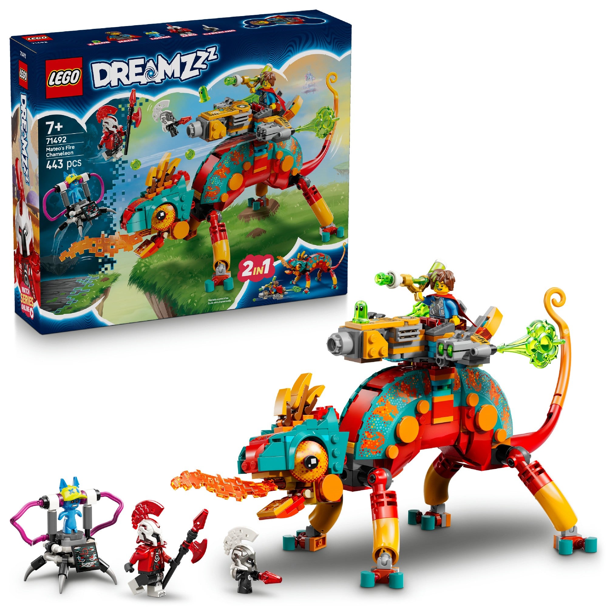 LEGO DREAMZzz Mateo's Fire Chameleon 71492 Age: 7+ – Super Toys