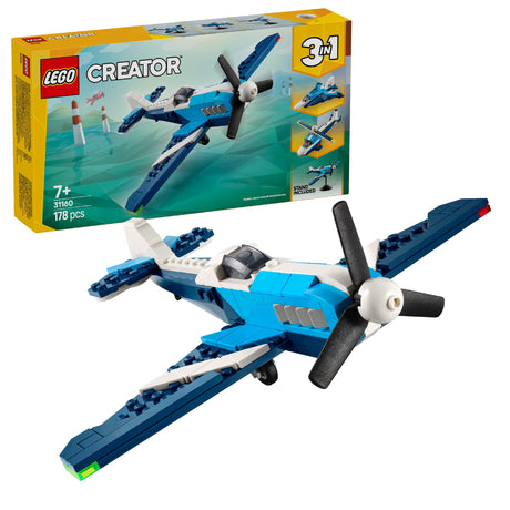 LEGO CREATOR 3-IN-1 AIRCRAFT: RACE PLANE 31160 AGE: 7+