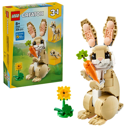 LEGO CREATOR 3-IN-1 CUTE BUNNY 31162 AGE:8+