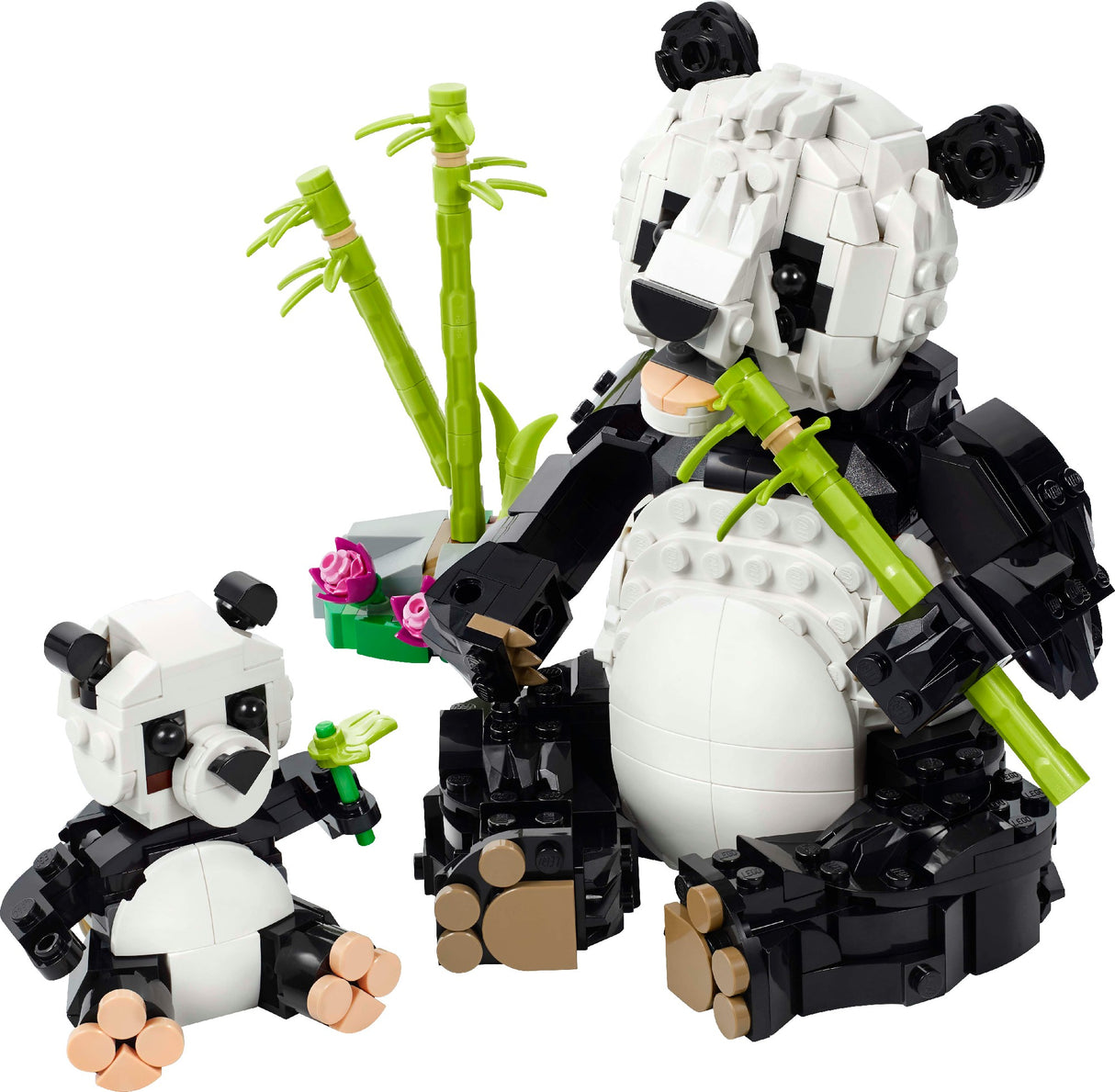 LEGO CREATOR 3-IN-1 WILD ANIMALS: PANDA FAMILY 31165 AGE: 8+