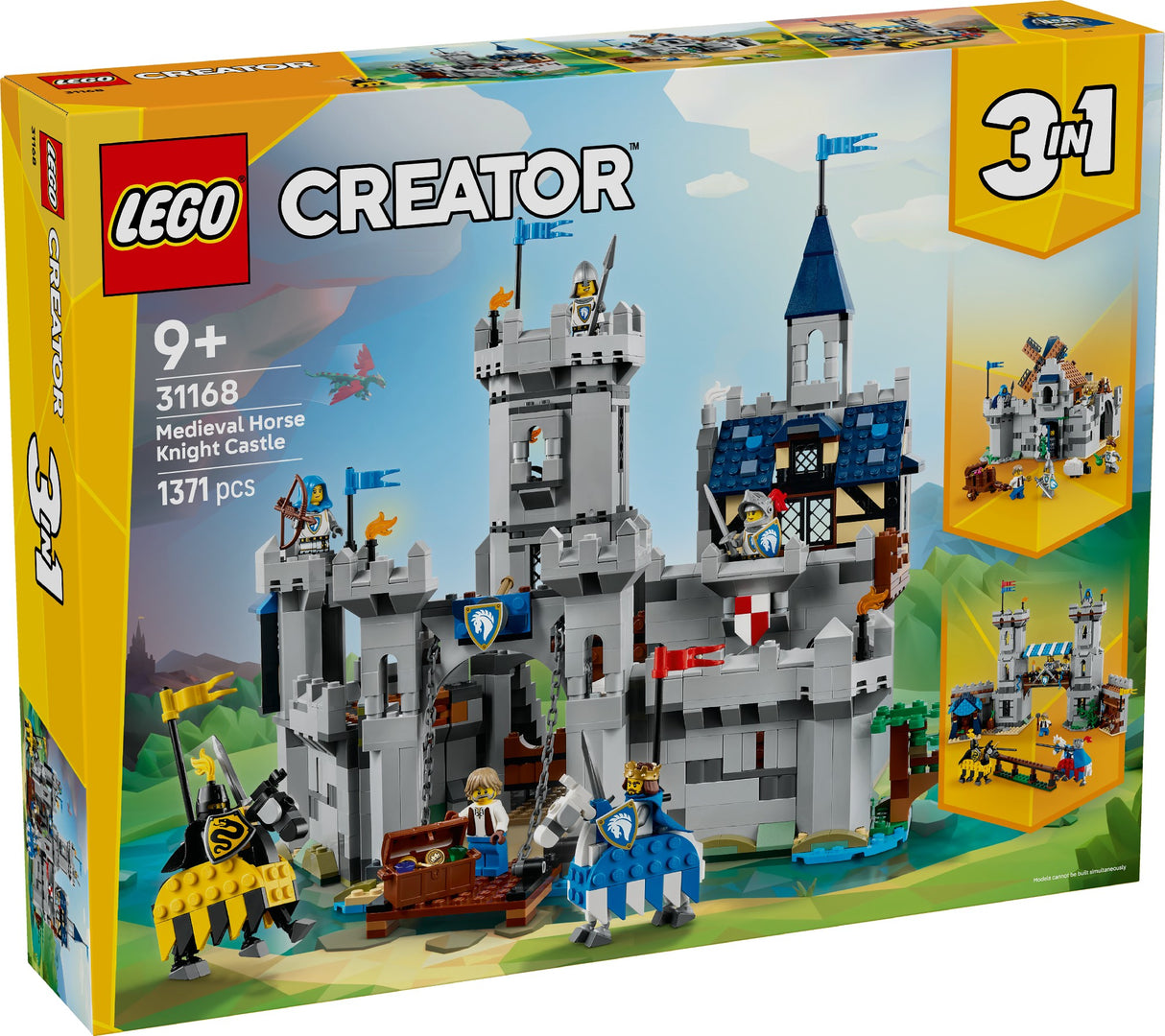 LEGO  Creator Medieval Horse Knight Castle 31168 Age: 9+