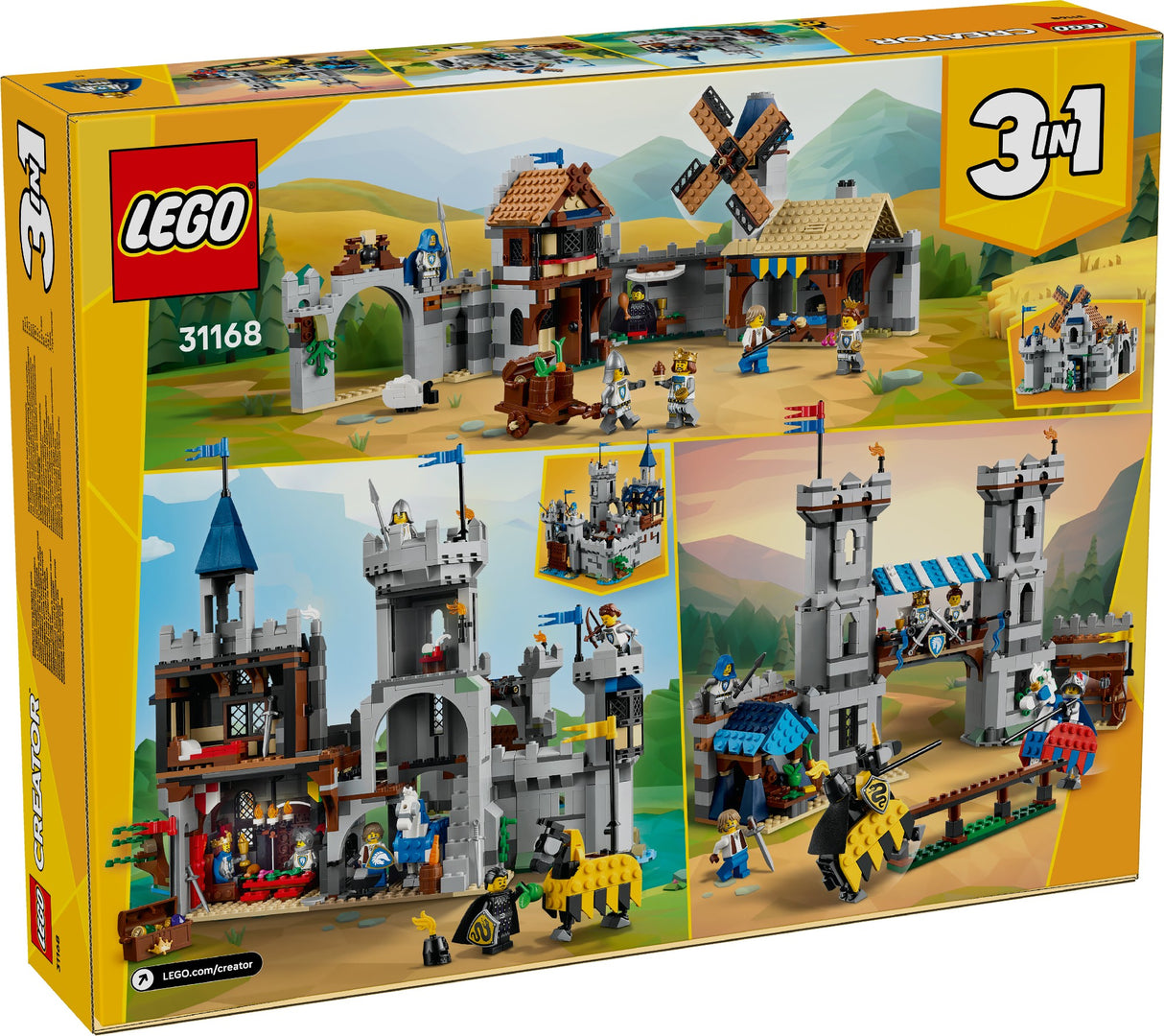 LEGO  Creator Medieval Horse Knight Castle 31168 Age: 9+