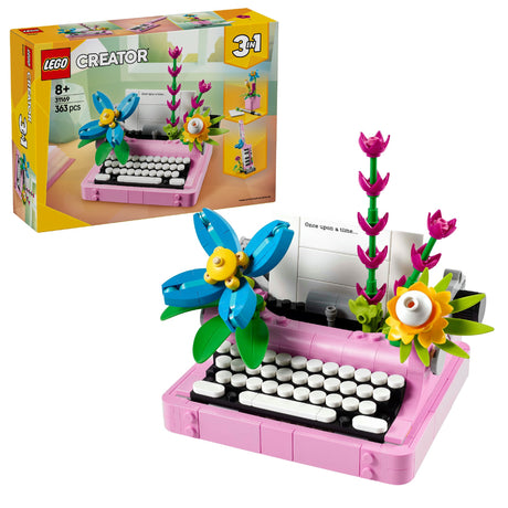 LEGO CREATOR 3-IN-1 TYPEWRITER WITH FLOWERS 31169 AGE:8+