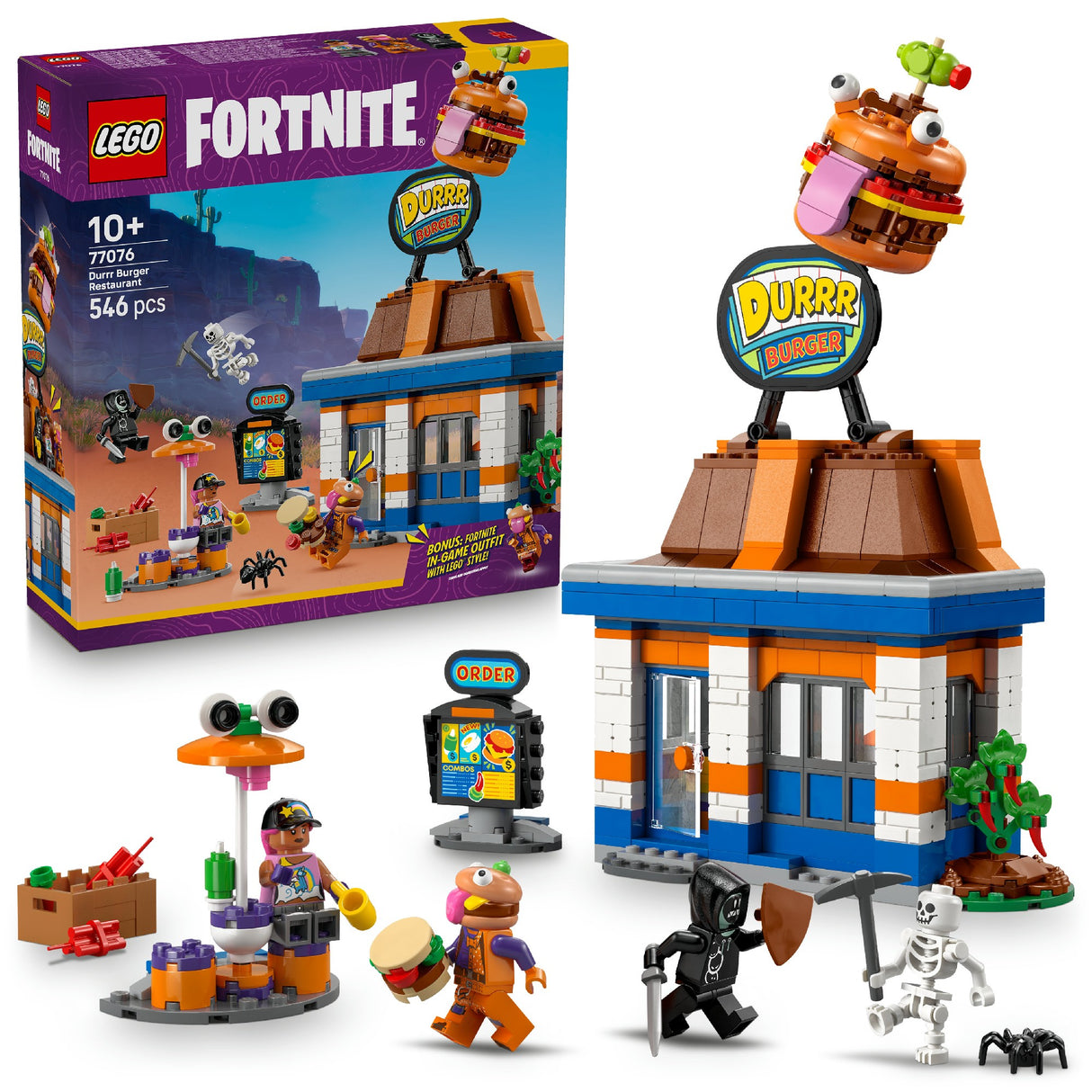 LEGO Fortnite Durrr Burger Restaurant 77076 Age: 10+