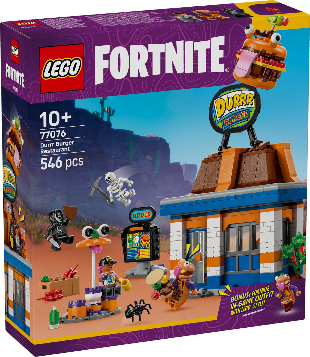 LEGO Fortnite Durrr Burger Restaurant 77076 Age: 10+
