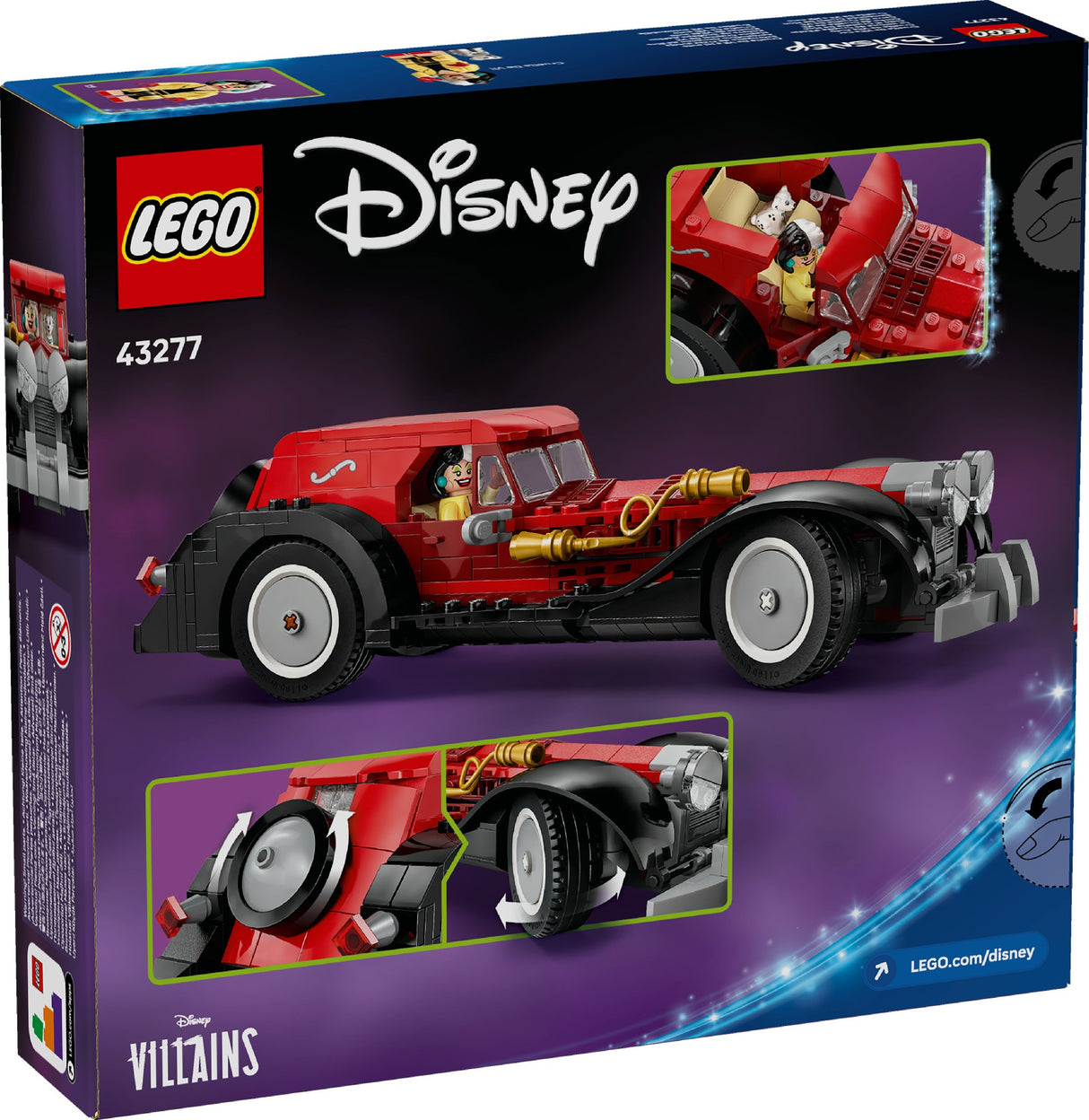 LEGO Disney Classic Cruella De Vil's Car 43277 Age: 9+