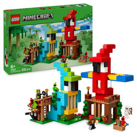 Lego Minecraft The Parrot Houses 21282 Age: 8+