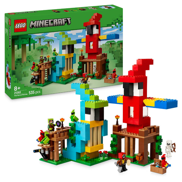 Lego Minecraft The Parrot Houses 21282 Age: 8+