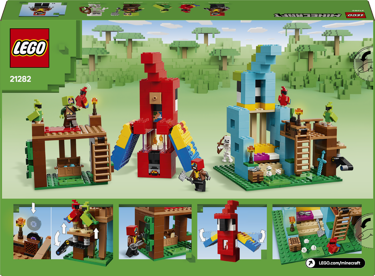 Lego Minecraft The Parrot Houses 21282 Age: 8+