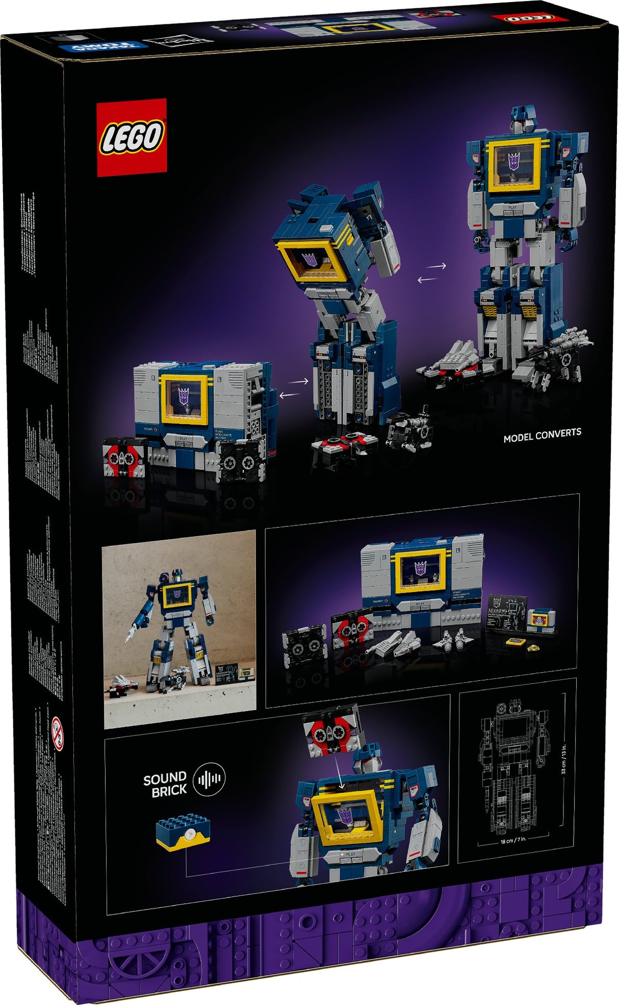 LEGO Icons Transformers: Soundwave 10358 Age: 18+