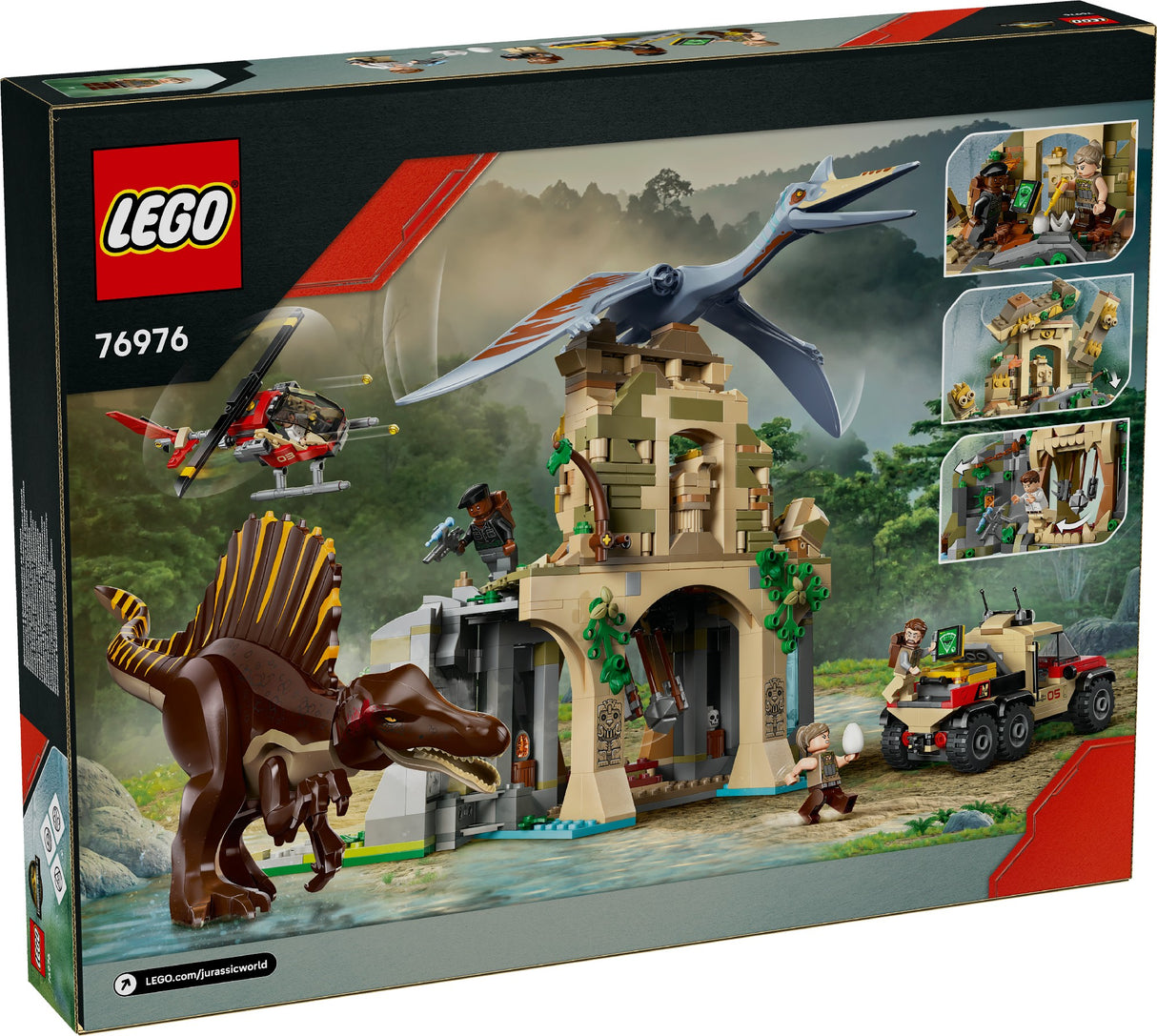 LEGO Jurassic World Spinosaurus & Quetzalcoatlus Air Mission 76976 Age: 8+