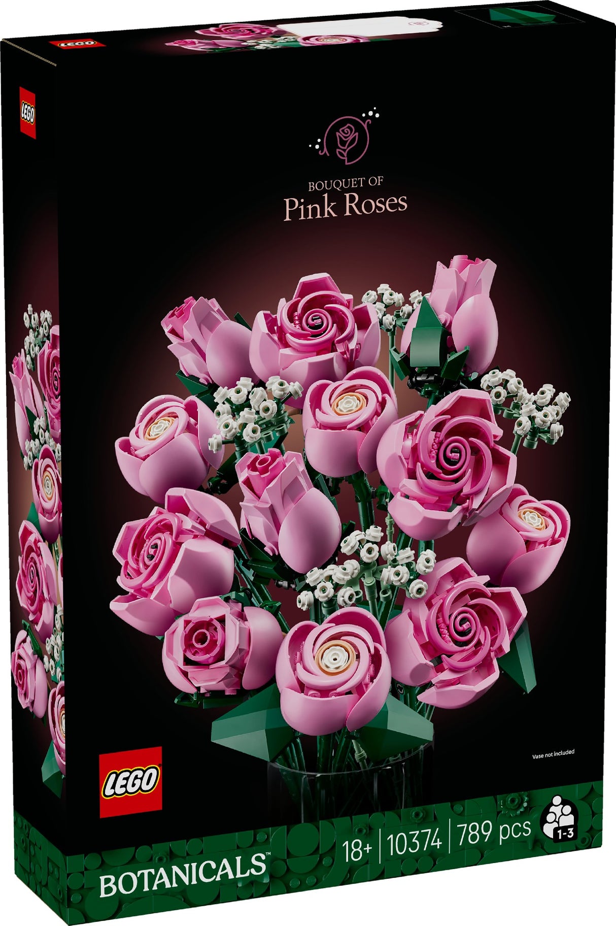 Lego Botanicals Bouquet Of Pink Roses 10374 Age: 18+