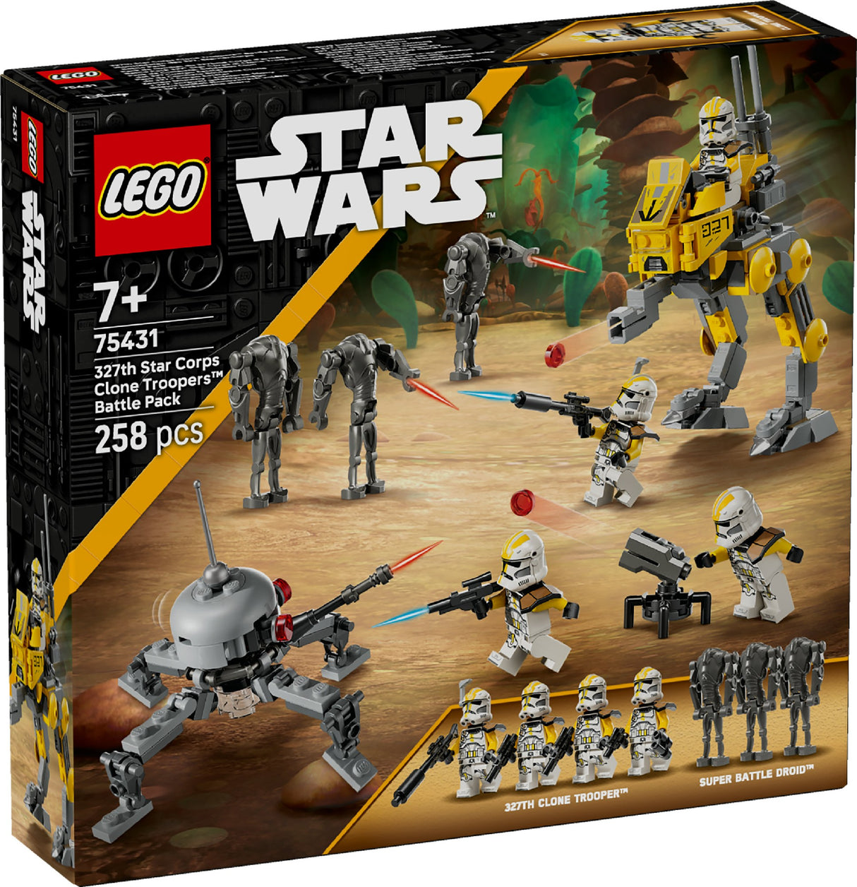 LEGO Star Wars 327th Star Corps Clone Troopers Battle Pack Age: 7+