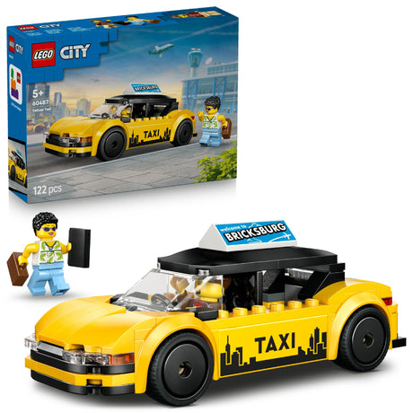 LEGO CITY YELLOW TAXI 60487 AGE: 5+