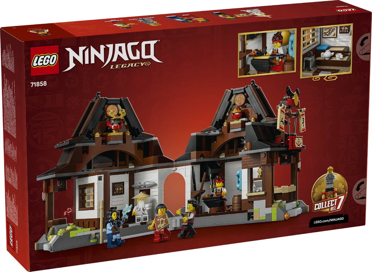 LEGO NINJAGO FOUR WEAPONS BLACKSMITH 15TH ANNIVERSARY 71858 AGE: 14+