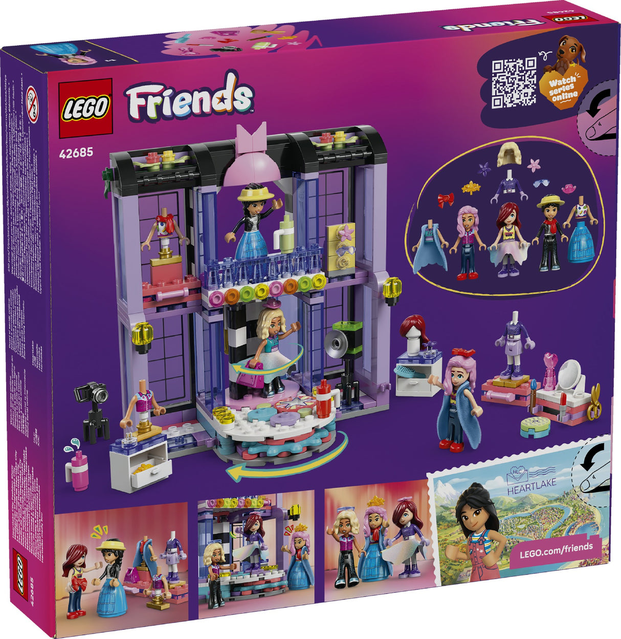 LEGO LEGO FRIENDS HEARTLAKE CITY FASHION SHOW 42685 AGE: 7+