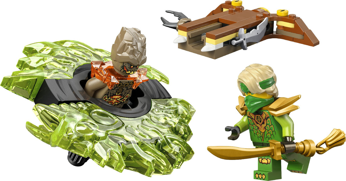 LEGO NINJAGO LLOYD VS. EARTH MONSTER SPINNER 71850 AGE: 6+