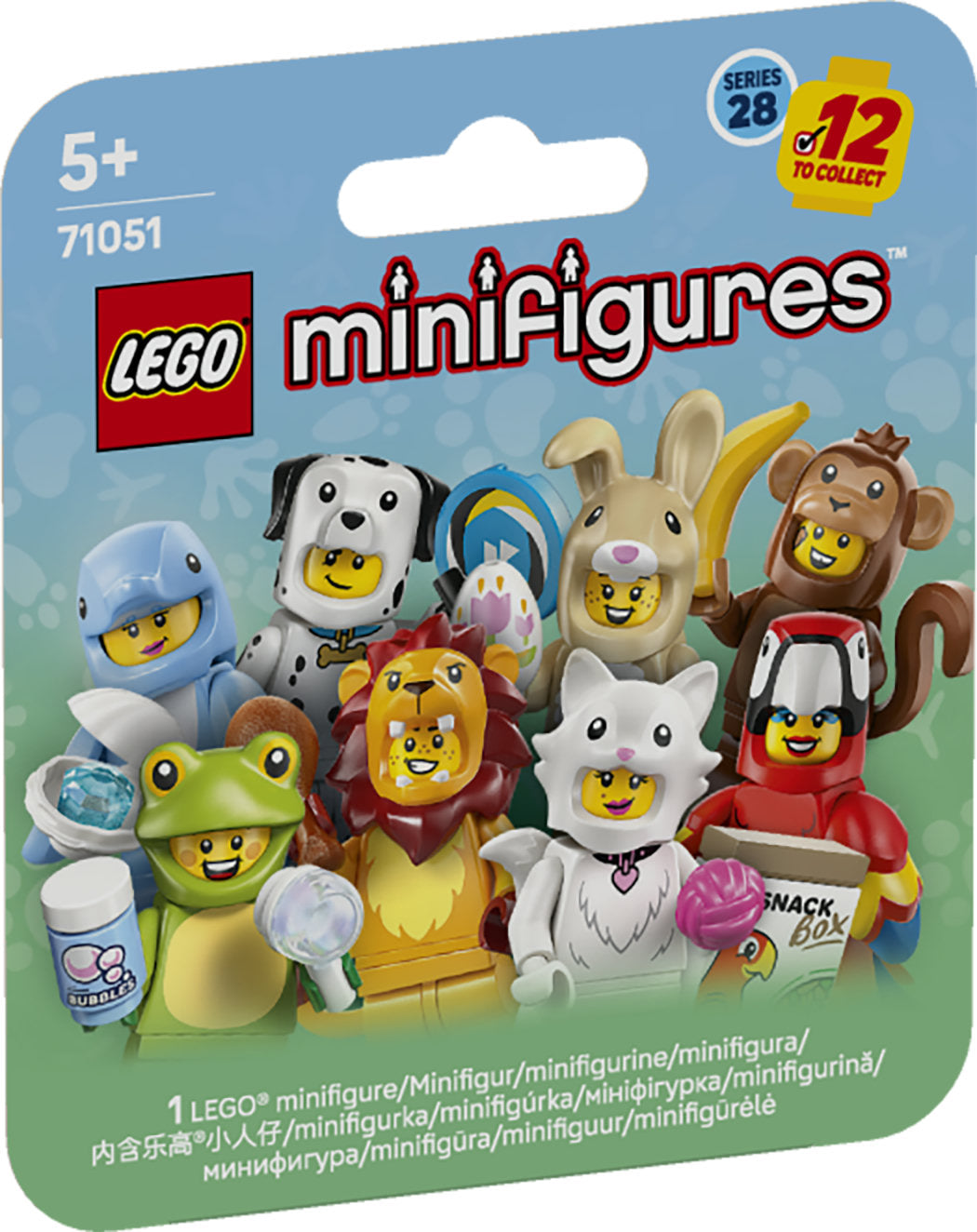 LEGO LEGO MINIFIGURES ANIMALS SERIES 28 71051 AGE: 5+