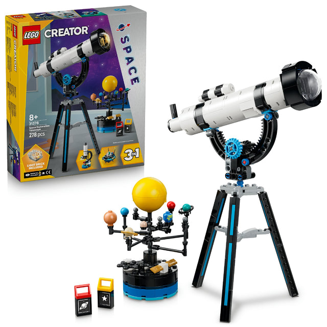 LEGO CREATOR SPACE EXPLORATION TELESCOPE 31378 AGE: 8+