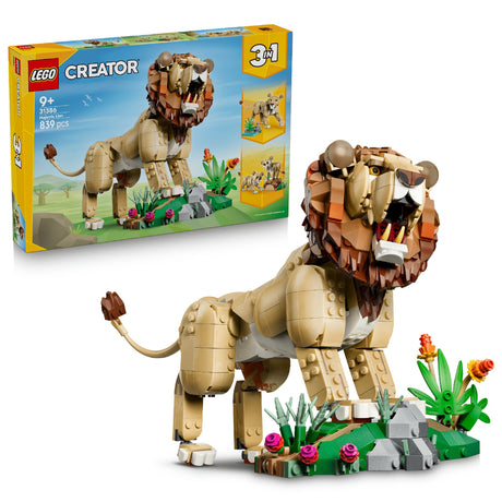 LEGO 31386 LEGO CREATOR WILD ANIMALS - MAJESTIC LION AGE: 9+