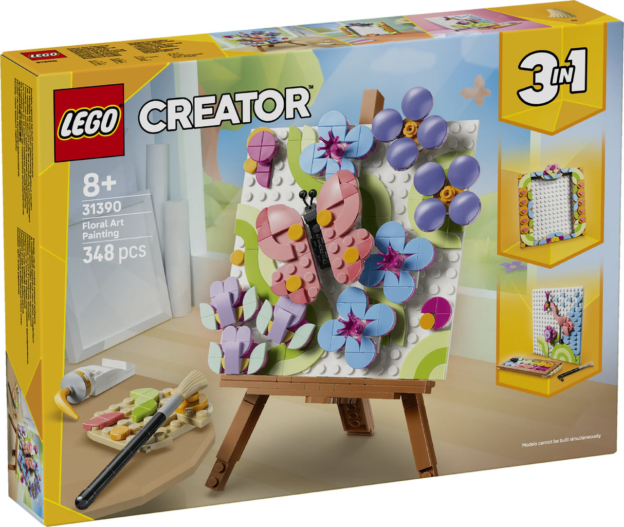 LEGO 31390 LEGO CREATOR FLORAL ART DECOR PAINTING AGE: 8+