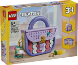 LEGO 31391 LEGO CREATOR ART FASHION BAG WITH STORAGE AGE: 8+