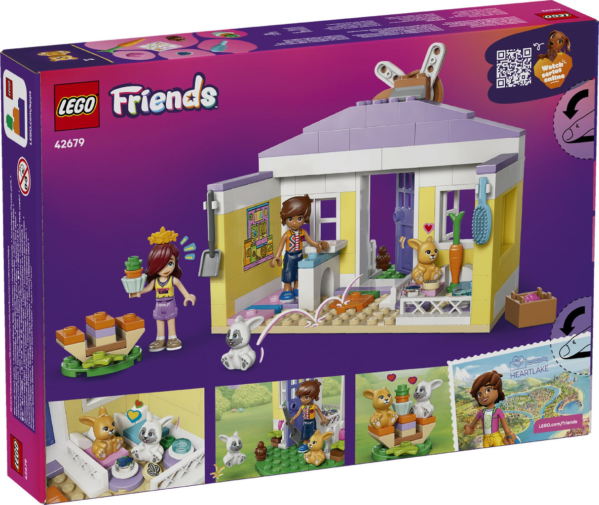 LEGO LEGO FRIENDS HEARTLAKE CITY BUNNY HOTEL 42679 AGE: 5+