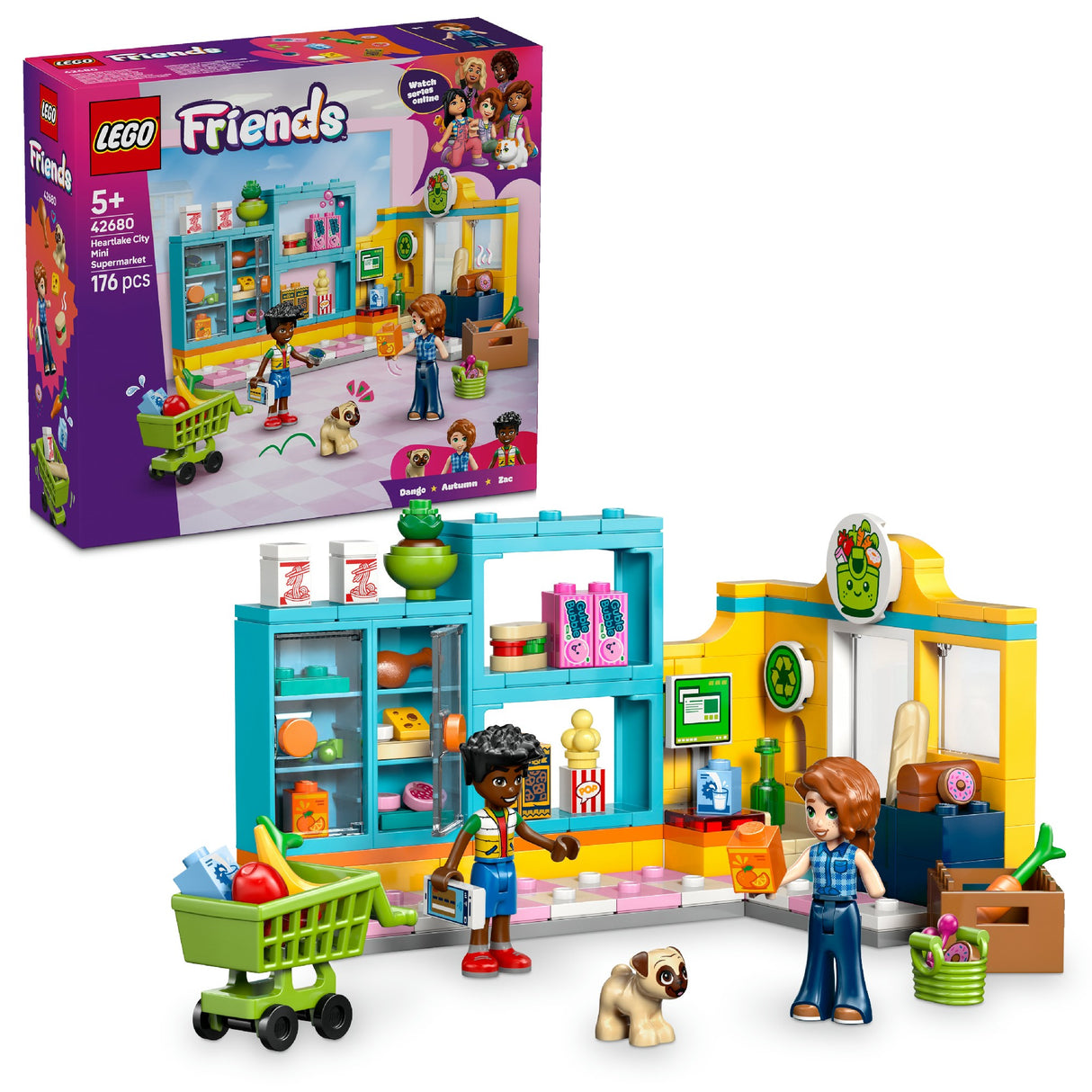 LEGO LEGO FRIENDS HEARTLAKE CITY CONVENIENCE STORE 42680 AGE: 5+