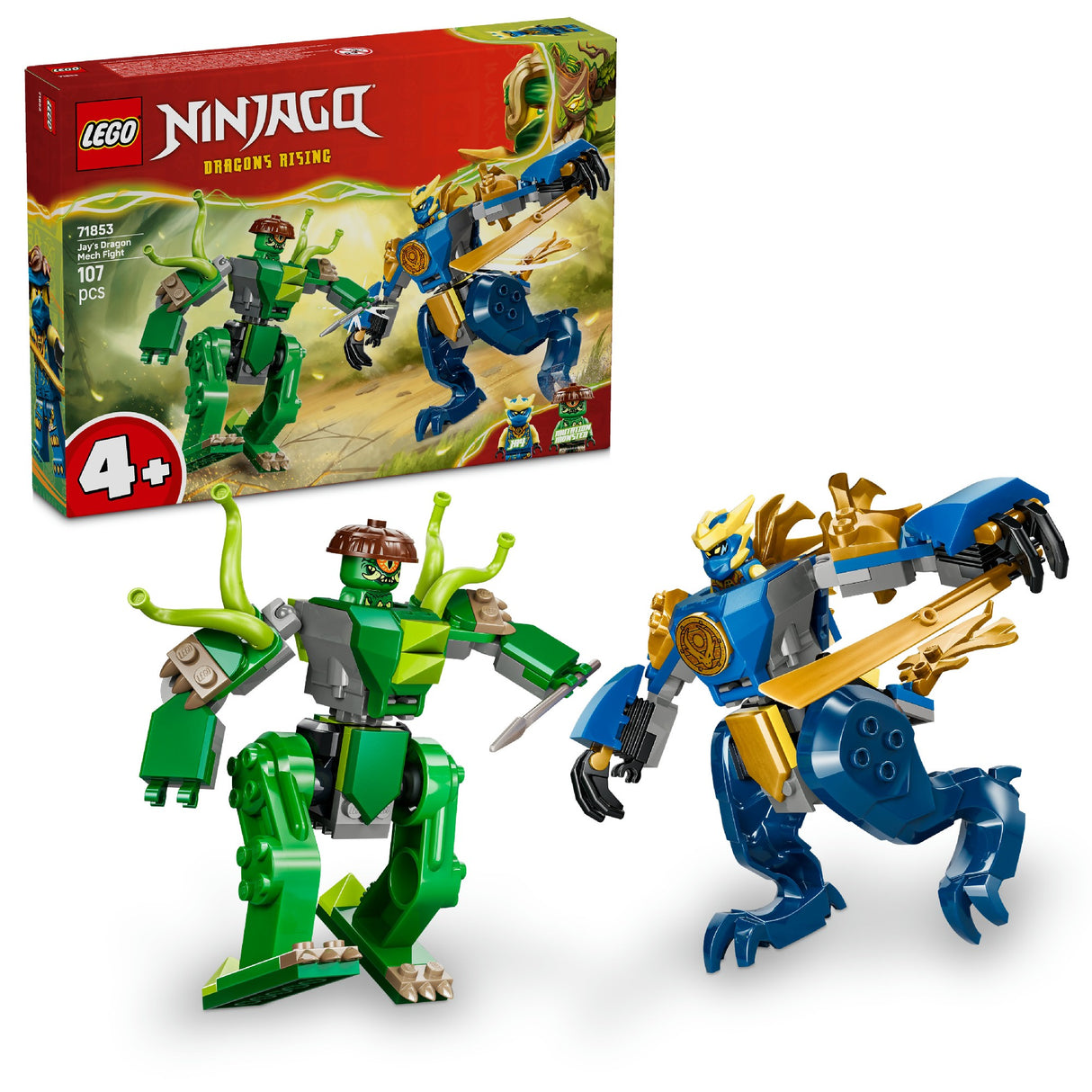 LEGO NINJAGO JAY'S DRAGON MECH FIGHT 71853 AGE: 4+