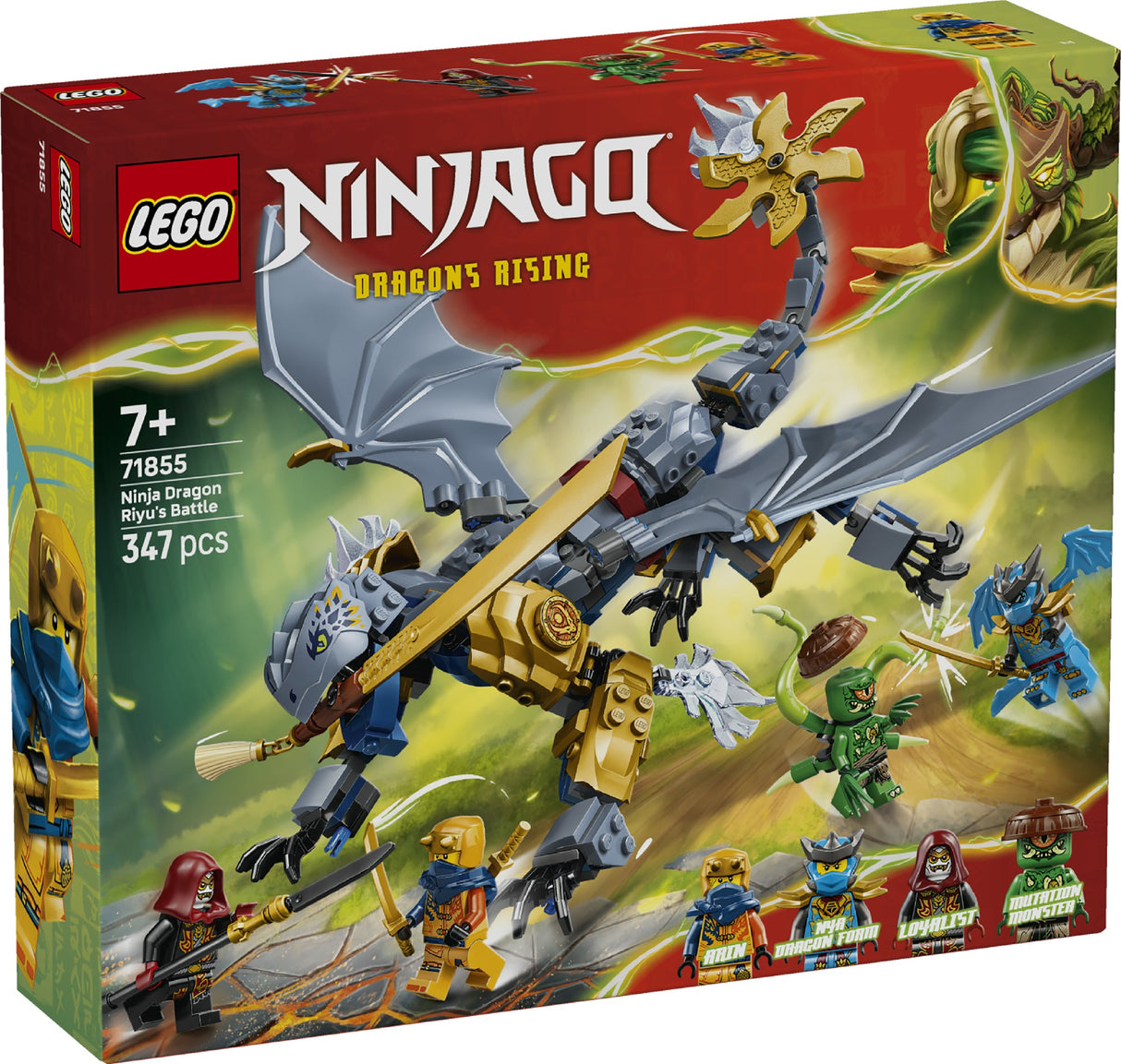 LEGO NINJAGO NINJA DRAGON RIYU'S BATTLE 71855 AGE: 7+