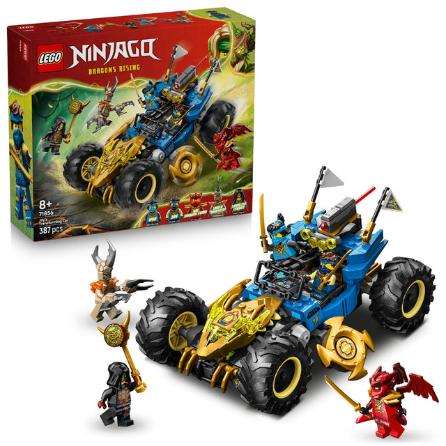 LEGO NINJAGO JAY'S TRANSFORMING CAR 71856 AGE: 8+