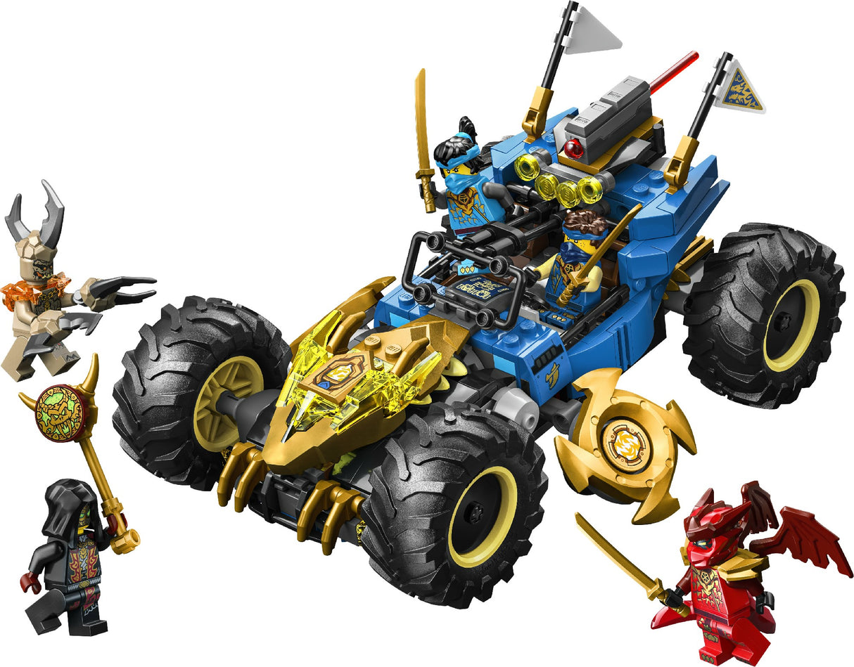 LEGO NINJAGO JAY'S TRANSFORMING CAR 71856 AGE: 8+