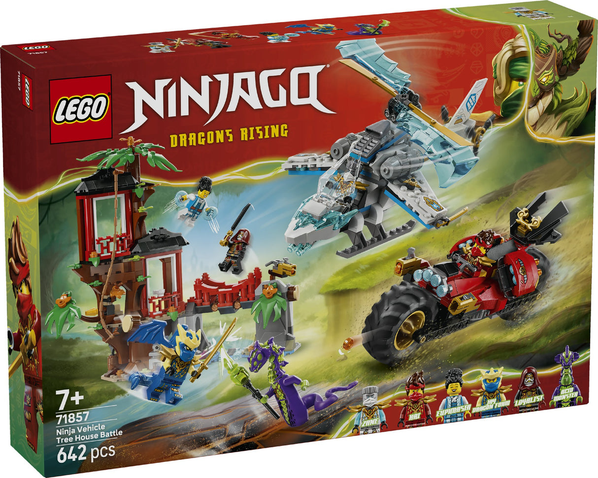 LEGO NINJAGO NINJA VEHICLE TREE HOUSE BATTLE 71857 AGE: 7+