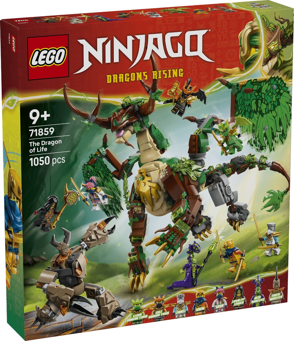 LEGO NINJAGO THE DRAGON OF LIFE 71859 AGE: 9+