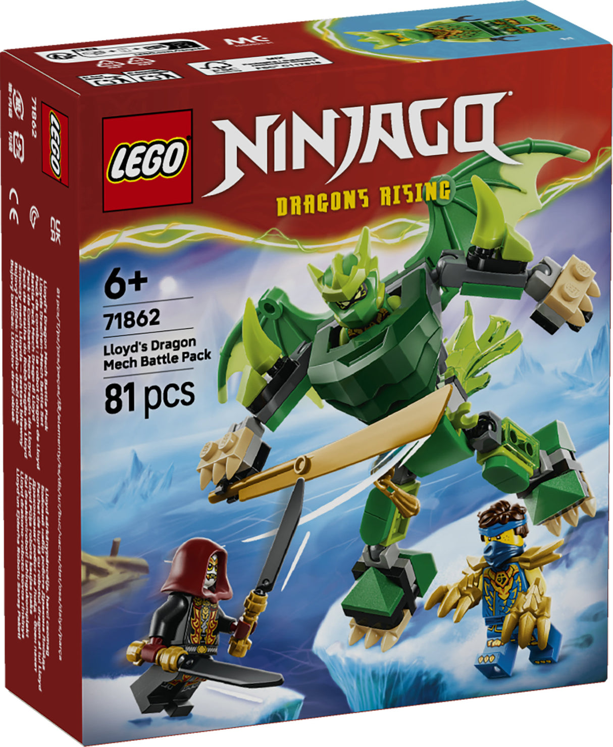 LEGO 71862 NINJAGO LLOYD'S DRAGON MECH BATTLE PACK AGE: 6+