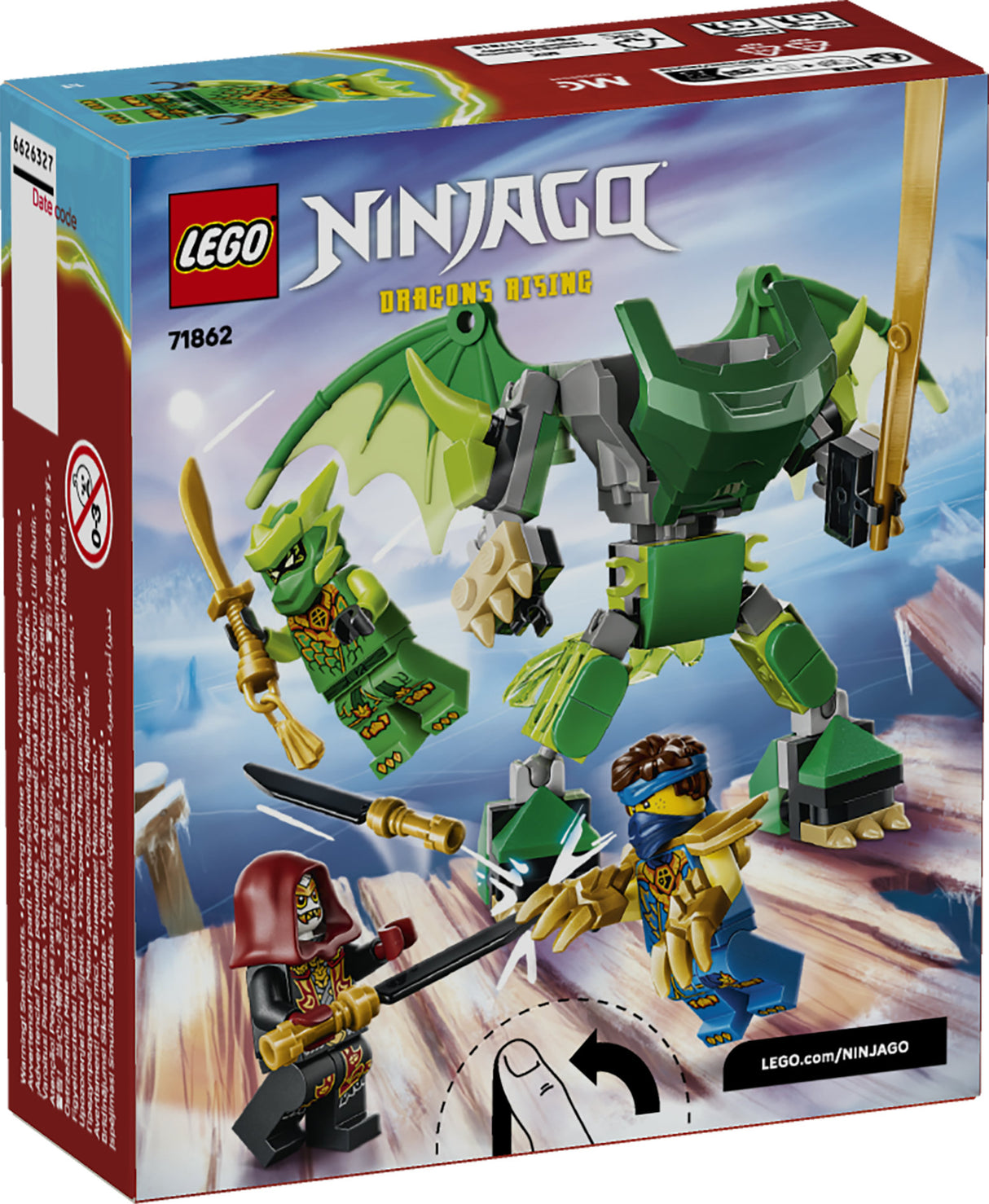LEGO 71862 NINJAGO LLOYD'S DRAGON MECH BATTLE PACK AGE: 6+