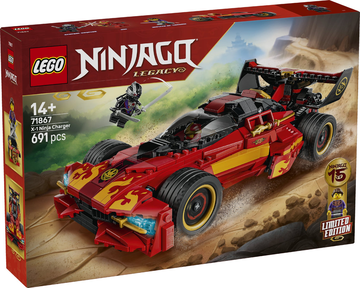 LEGO 71867 NINJAGO NINJA CHARGER 15TH ANNIVERSARY AGE: 14+