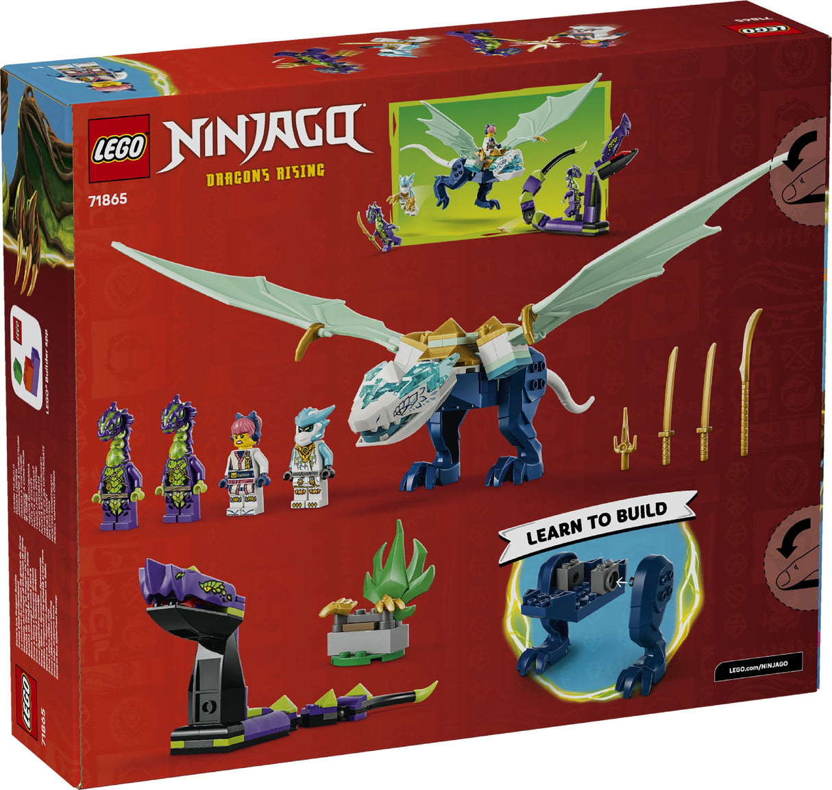LEGO 71865 NINJAGO ZANE'S ICE DRAGON BATTLE AGE: 4+