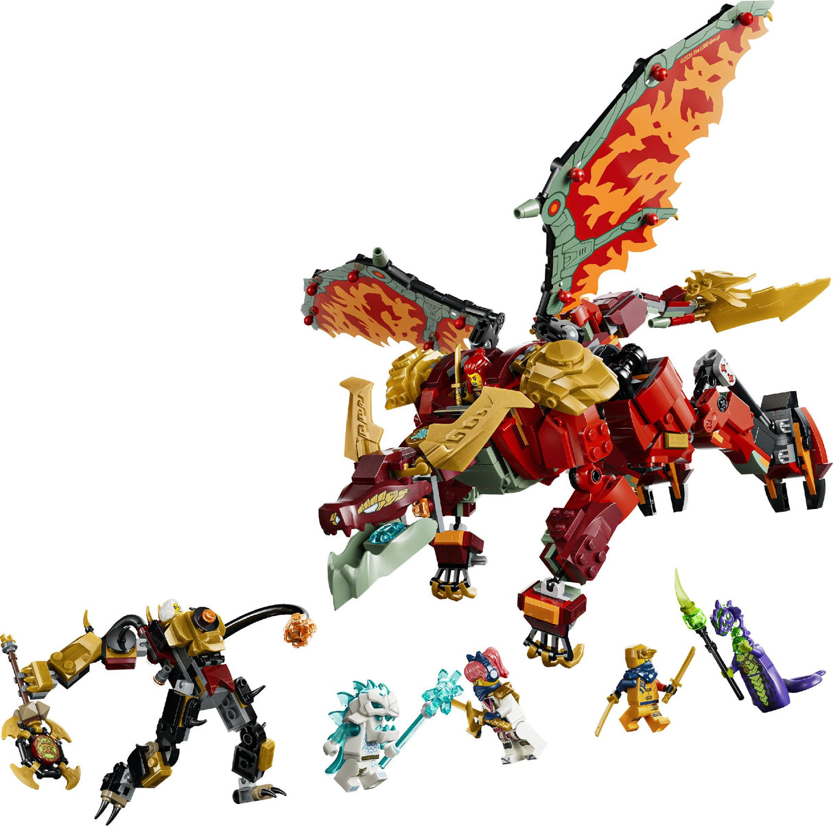 LEGO 71868 NINJAGO WYLDFYRE'S FIRE DRAGON AGE: 9+
