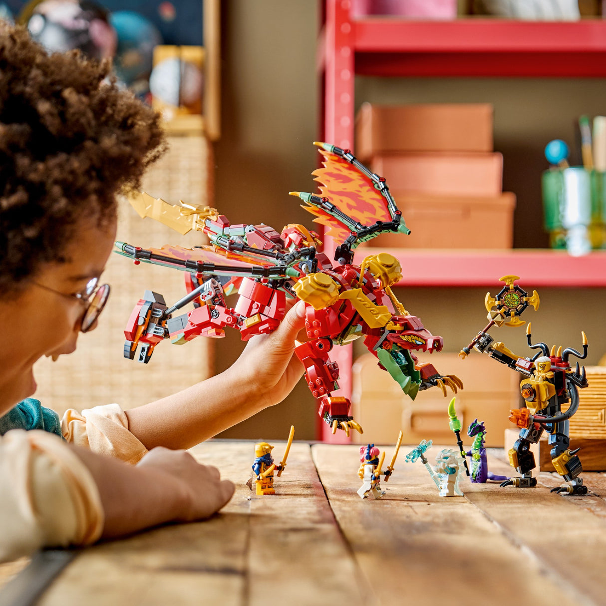 LEGO 71868 NINJAGO WYLDFYRE'S FIRE DRAGON AGE: 9+