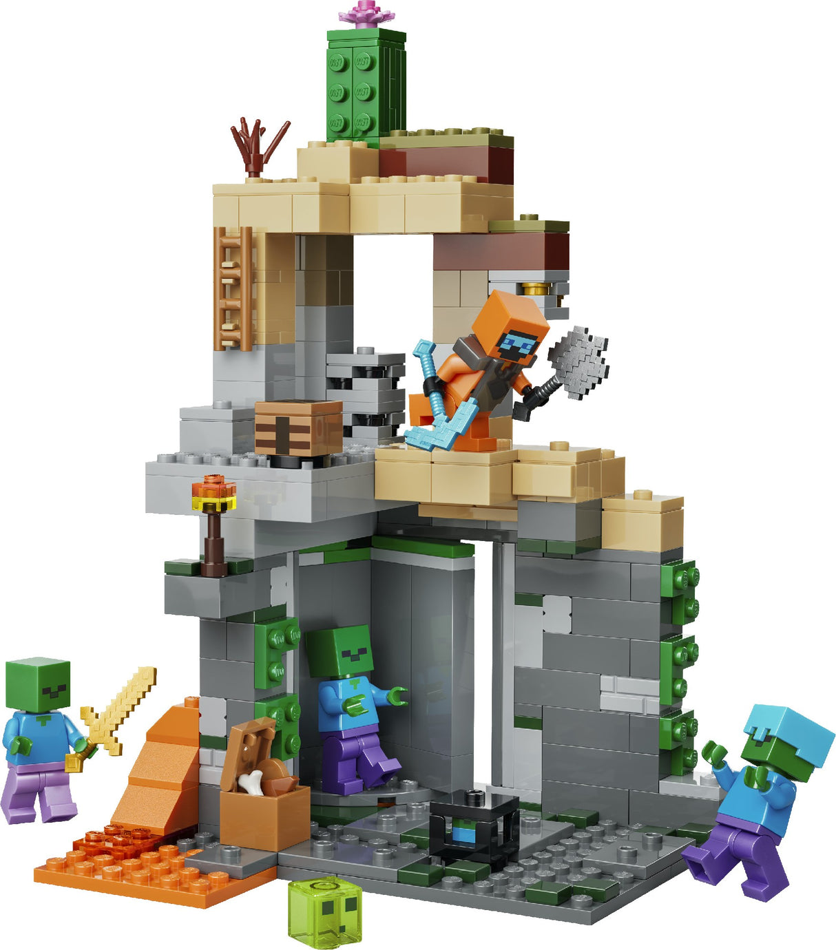 LEGO MINECRAFT ZOMBIE DUNGEON 21587 AGE: 8+