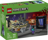 LEGO MINECRAFT NETHER & END PORTAL JOURNEY 21584 AGE: 7+