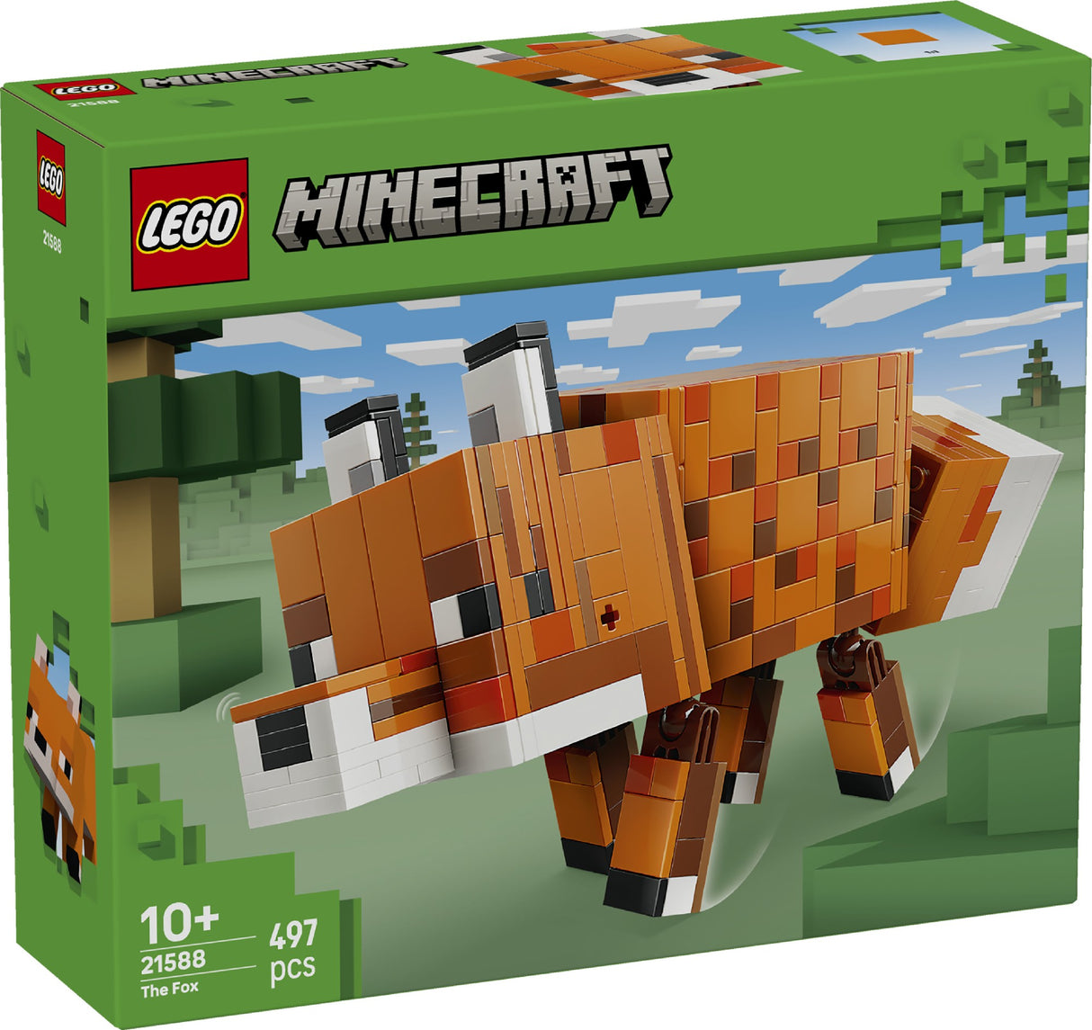 LEGO MINECRAFT THE FOX 21588 AGE: 10+